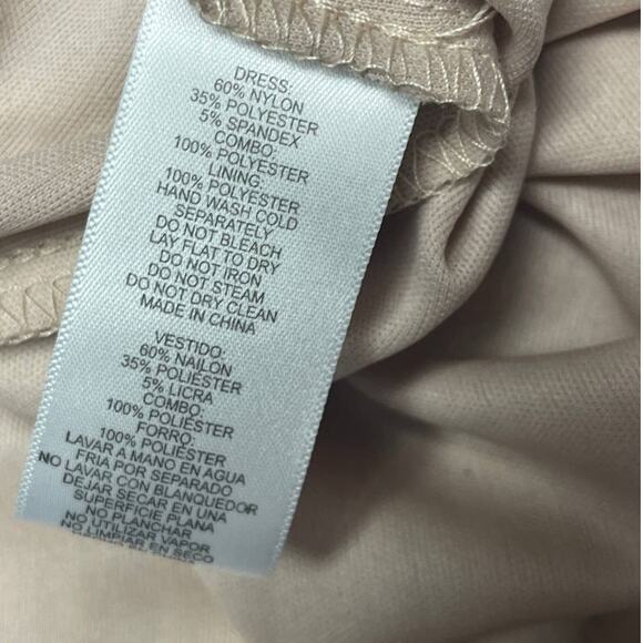 ALEX & EVE SZ 6 M Mauve Flyaway-Back Sequin Lace Halter Maxi Gown NWT B41 *flaw - Picture 8 of 10